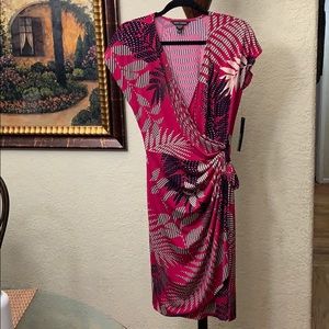 Maggy London Tropical Wrap Dress